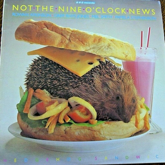 BBC Records Other - Vintage British Vinyl LP Not The 9 o'clock News Hedgehog Sandwich BBC Comedy UK